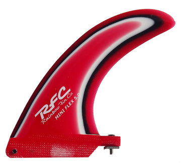 Rainbow Fins - 5" Mini Flex - Red Multi Colour