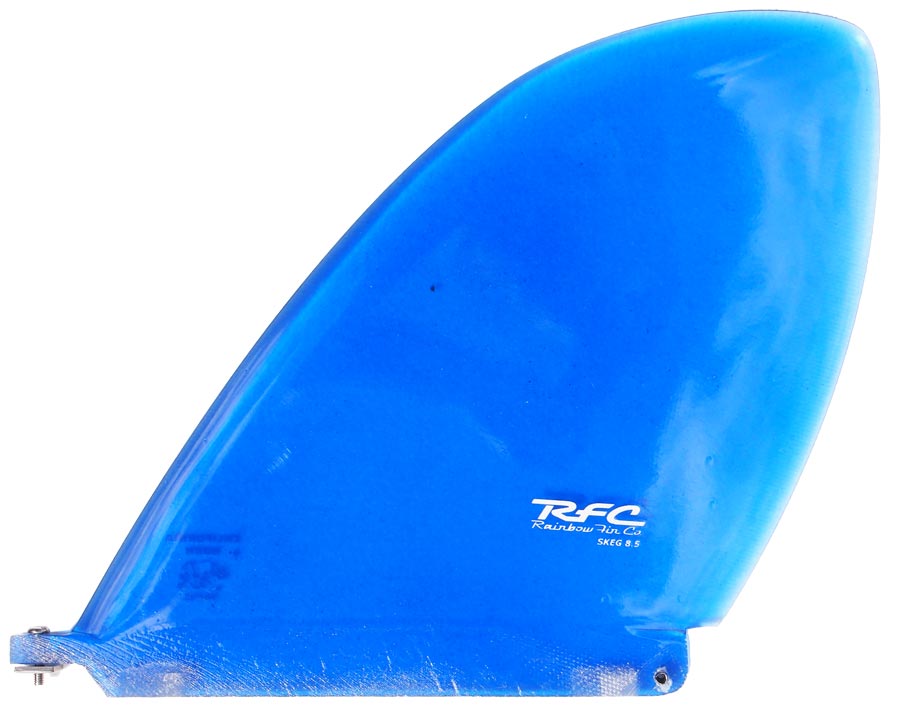 Rainbow Fins - 8.5" Skeg D-Fin - Blue