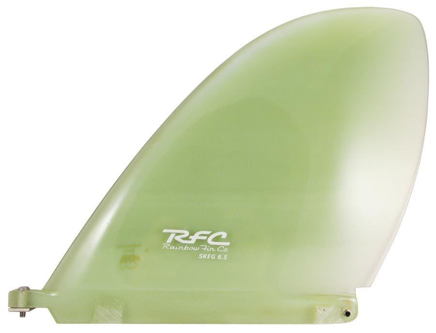 Rainbow Fins - 8.5" Skeg D-Fin - Clear