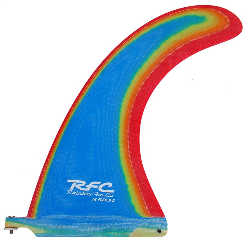 Rainbow Fins - 9.5" TK Flex - Multi Colour