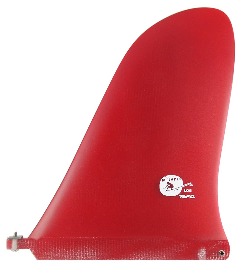 Rainbow Fins - 9.75" Mickey DeTemple Log - Matte Red