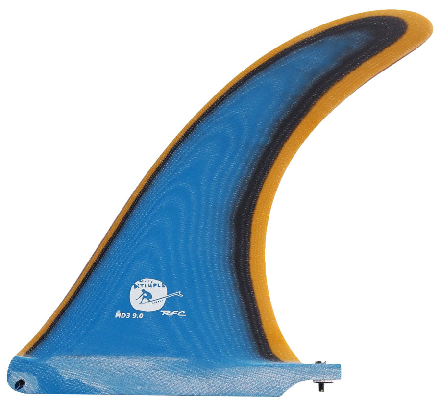 Rainbow Fins - 9" MD3 - Mickey DeTemple Flex - Multi Blue