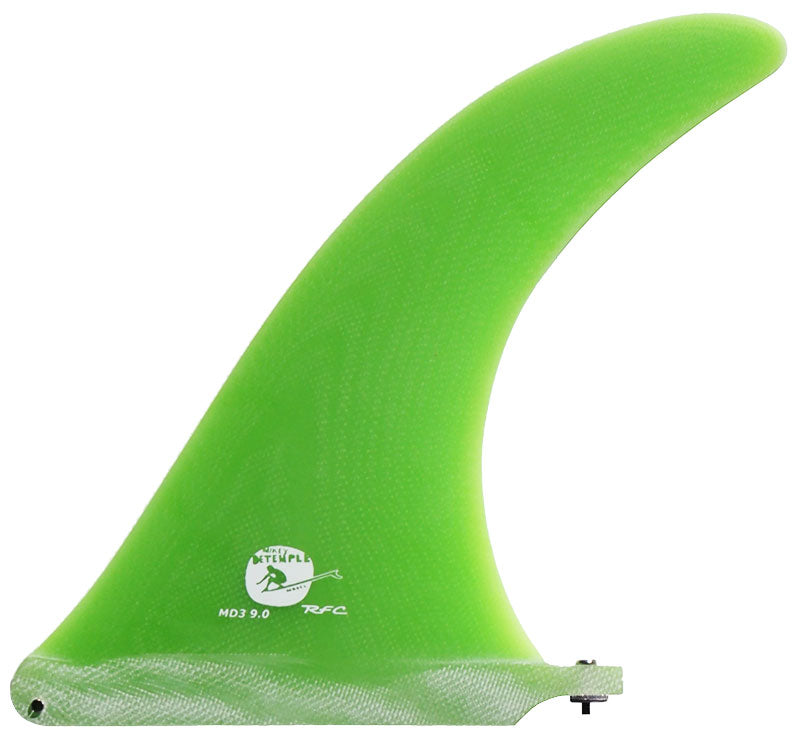 Rainbow Fins - 9" MD3 - Mickey DeTemple Flex - Neon Green