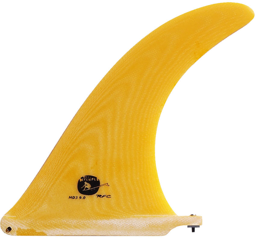 Rainbow Fins - 9" MD3 - Mickey DeTemple Flex - Yellow