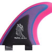 Rainbow Fins - R5 4.5" (FCS) - Pink Multi - Medium