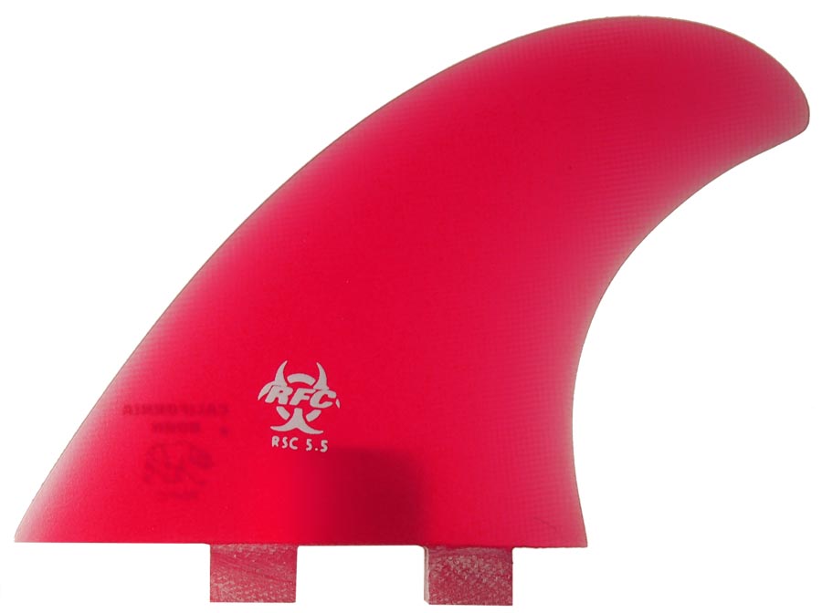 Rainbow Fins - Twin RSC 5.5 (FCS) - Red