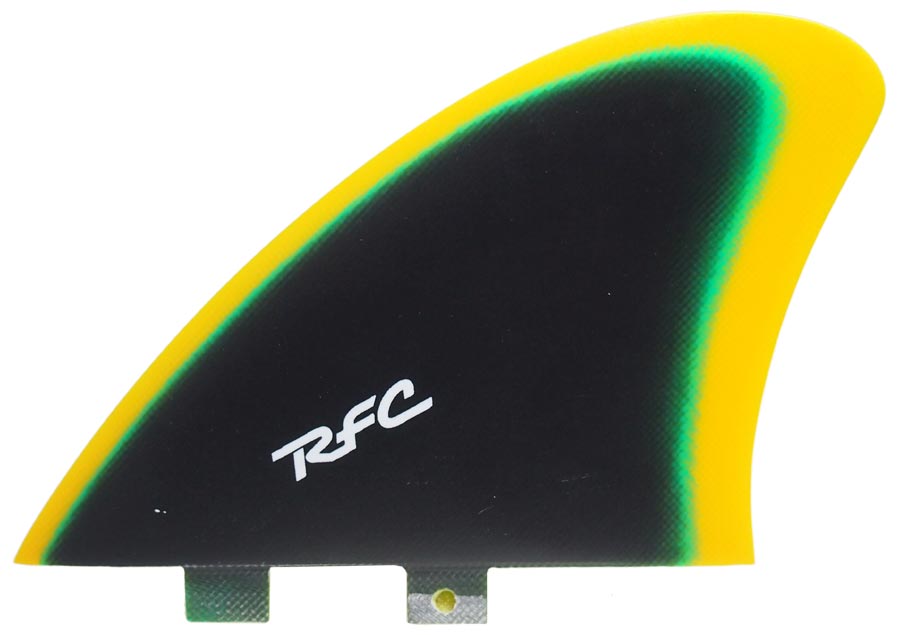 Rainbow Fins - Twin Pavel Fish Fins (FCS) - Black/Yellow