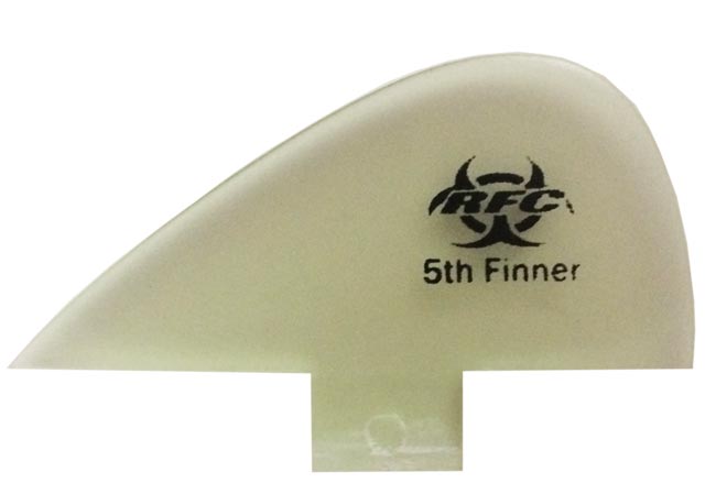 Rainbow Fins - 5Th Finner (FCS) - Small - Clear