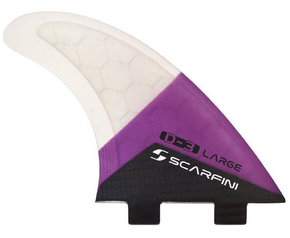 Scarfini Fins - D3 (FCS) - Purple - Large