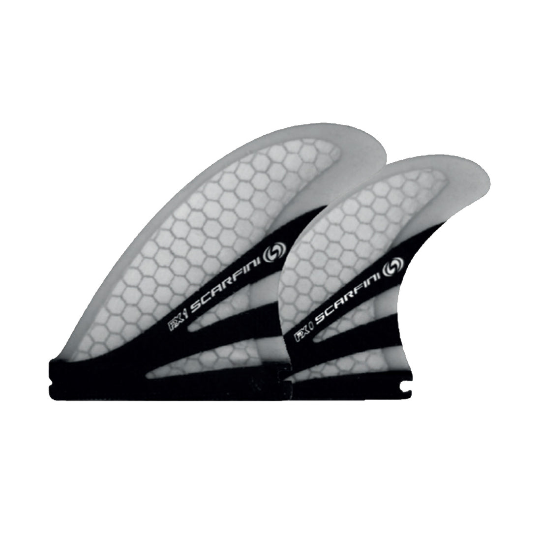 Scarfini Fins - FX1-Quad - White - (Future) Small