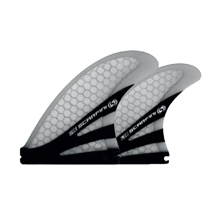 Scarfini Fins - FX1-Quad - White - (Future) Small