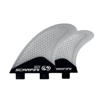 Scarfini Fins - HX1-Quad - White - (FCS) Small