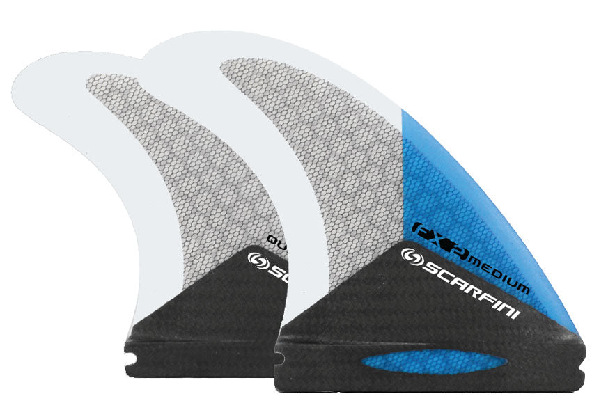 Scarfini Fins - FX2-Quad (Future) - Blue - Medium