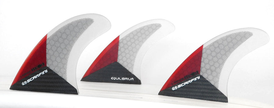 Scarfini Fins - FX3 (Futures) Red - Medium/Large
