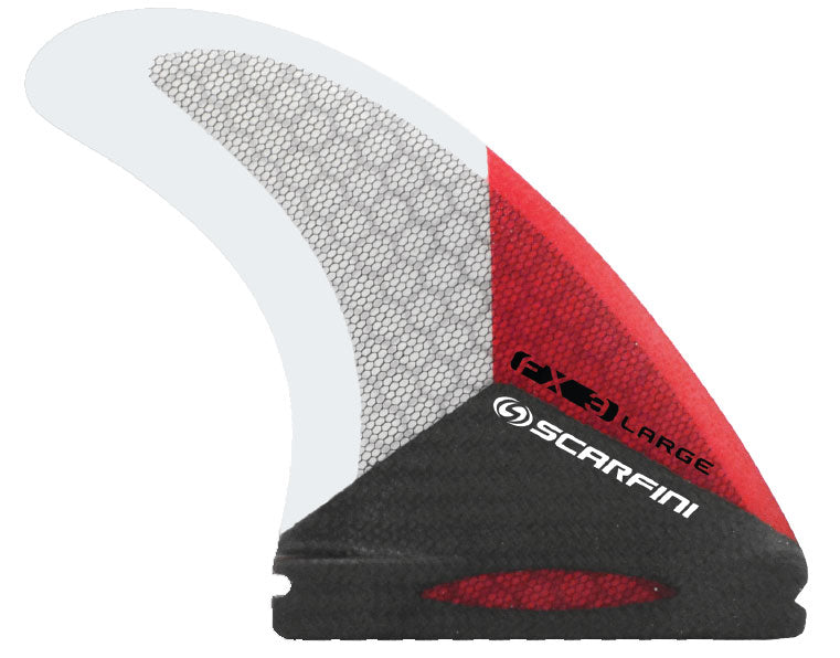 Scarfini Fins - FX3 (Futures) Red - Medium/Large
