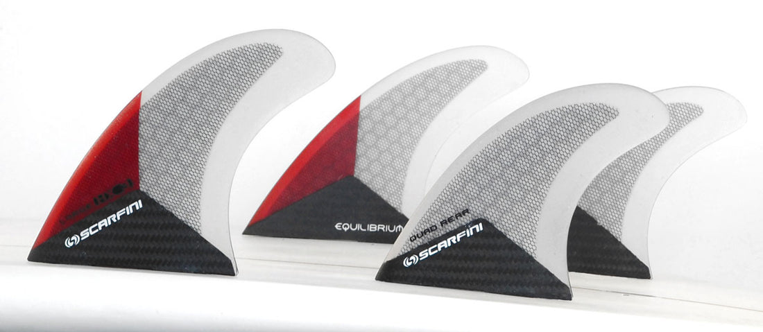 Scarfini Fins - FX3 Quad (Futures) - Red - Medium/Large