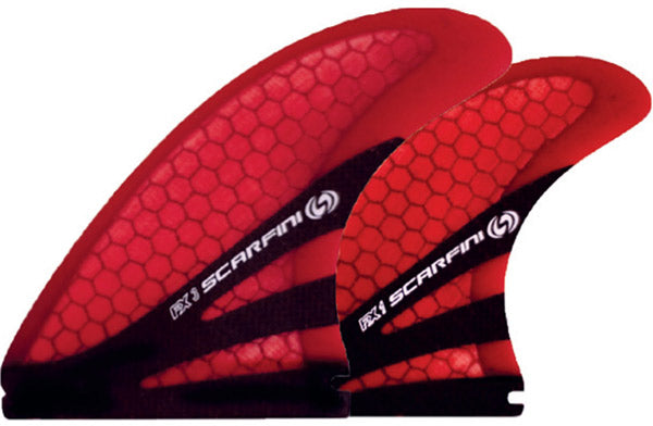 Scarfini Fins - FX3-Quad - Red - (Future) Medium/Large