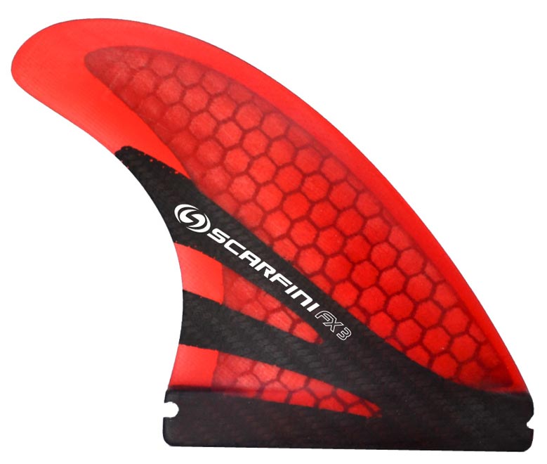 Scarfini Fins - FX3 Red - (Future)  Medium/Large