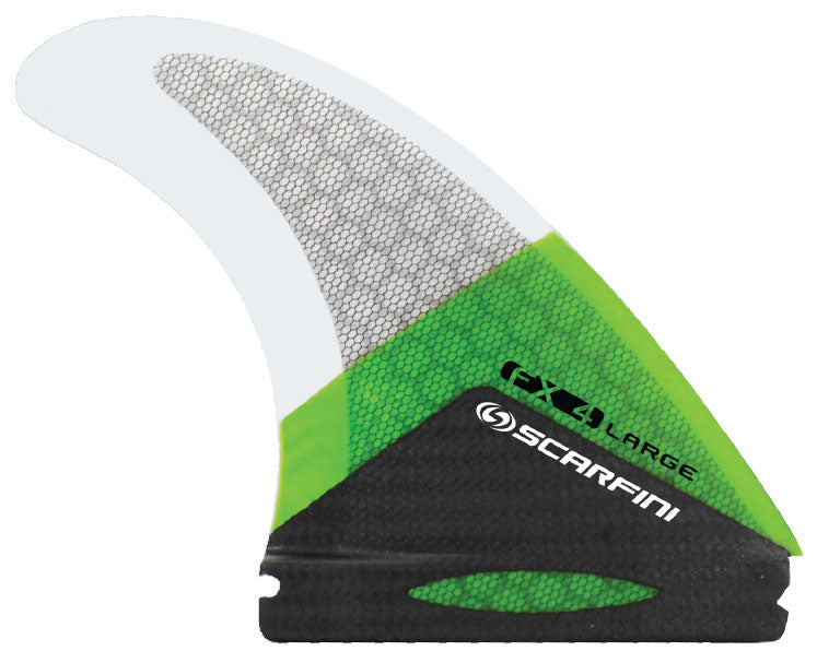 Scarfini Fins - FX4 (Futures) -  Green - Large