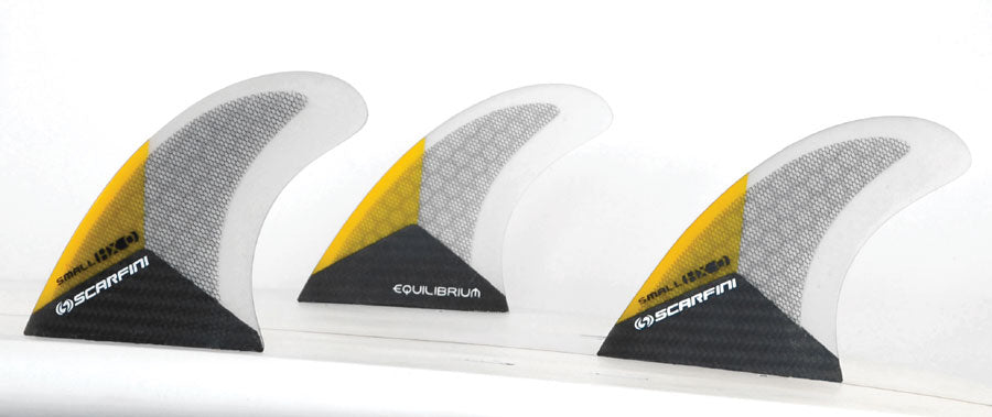 Scarfini Fins - HX0 Yellow - (FCS) X-Small