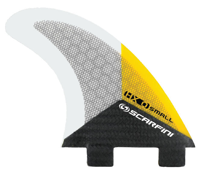 Scarfini Fins - HX0 Yellow - (FCS) X-Small