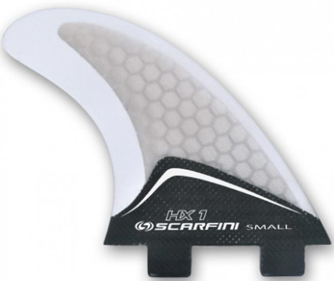 Scarfini Fins - HX1 White - (FCS) Small