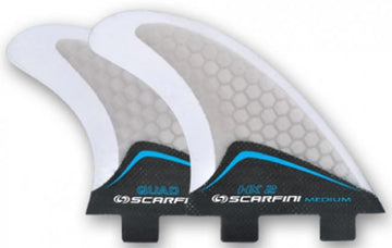 Scarfini Fins - HX2-Quad (FCS) - Blue - Medium