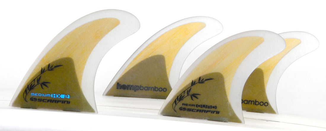 Scarfini Fins - HX2-Quad - Bamboo (FCS) - Medium