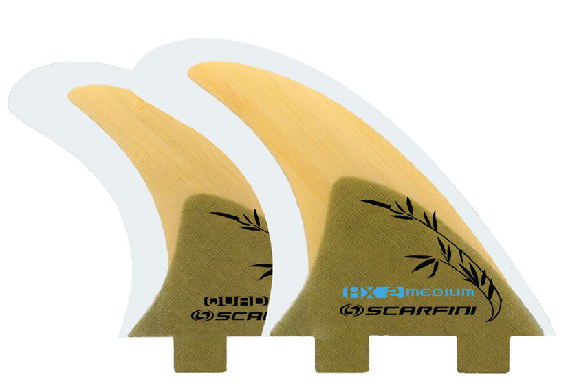 Scarfini Fins - HX2-Quad - Bamboo (FCS) - Medium