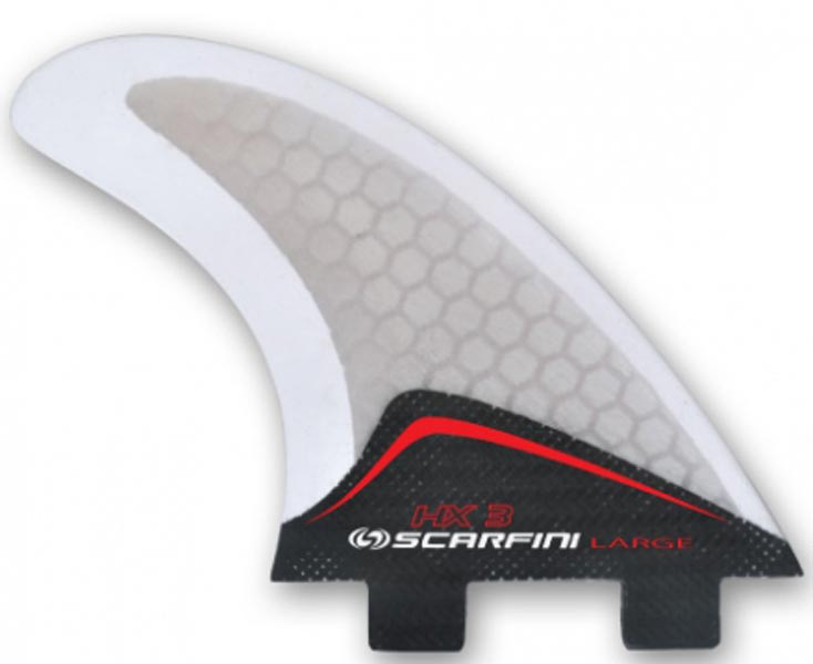 Scarfini Fins - HX3 Red - (FCS) Medium/Large