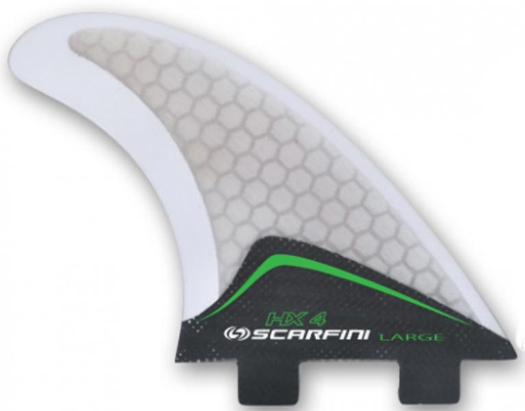Scarfini Fins - HX4 - Green - (FCS) Large