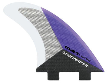 Scarfini Fins - HX5 (FCS) - Purple - Large