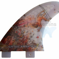 Scarfini Fins - HX Escape - (FCS) Medium