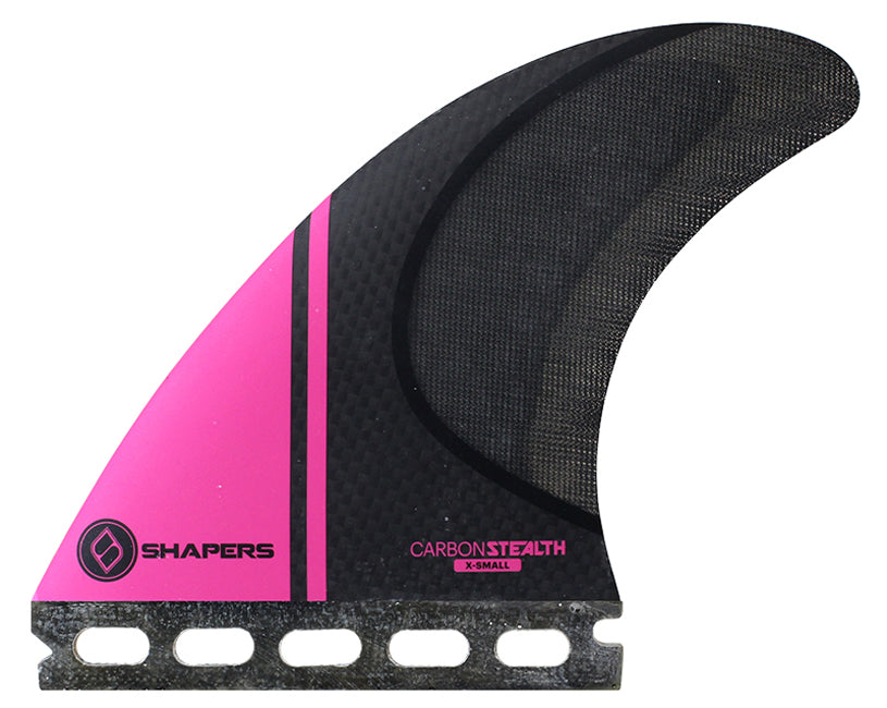 Shapers Fins - Stealth X-Small (Future) - Pink