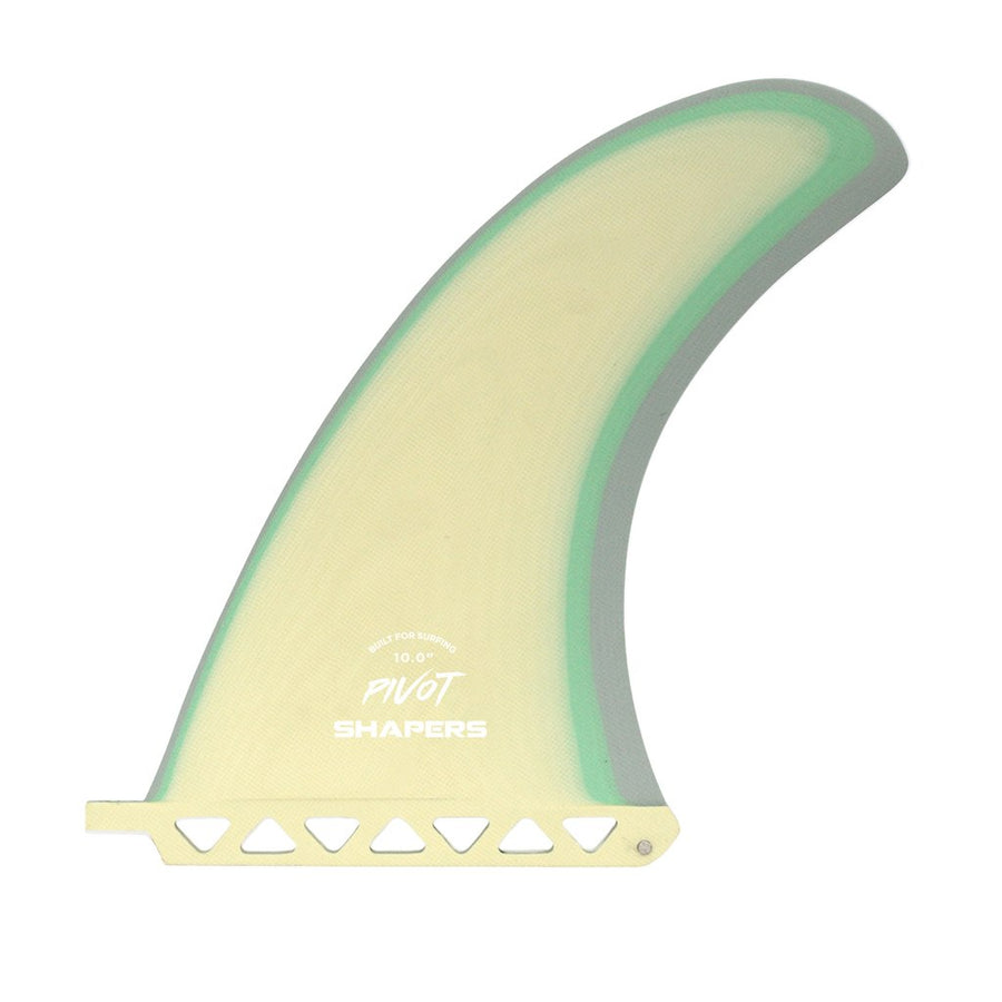 Shapers Fins - 10" Pivot - Lemon Mint Grey