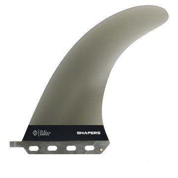 Shapers Fins - 10" Classic Dolphin - Smoke