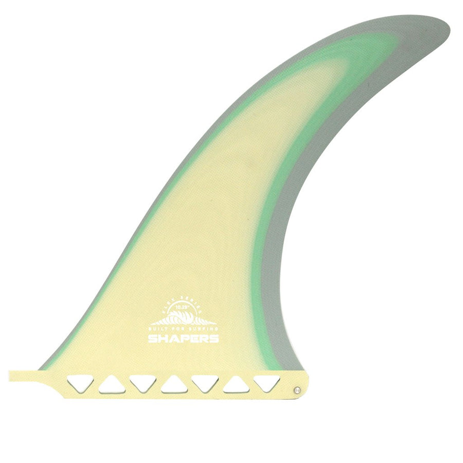Shapers Fins - 10.25" Flex - Lemon Mint Grey