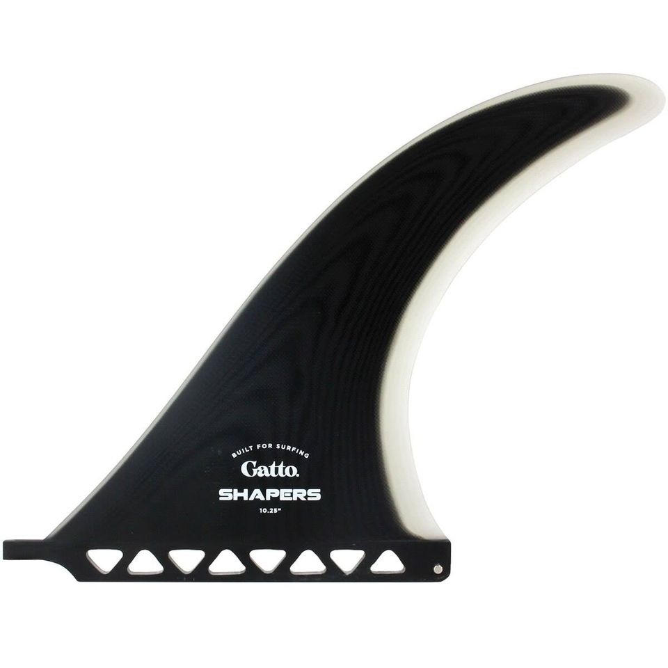 Shapers Fins - 10.25" Gatto - Black Clear