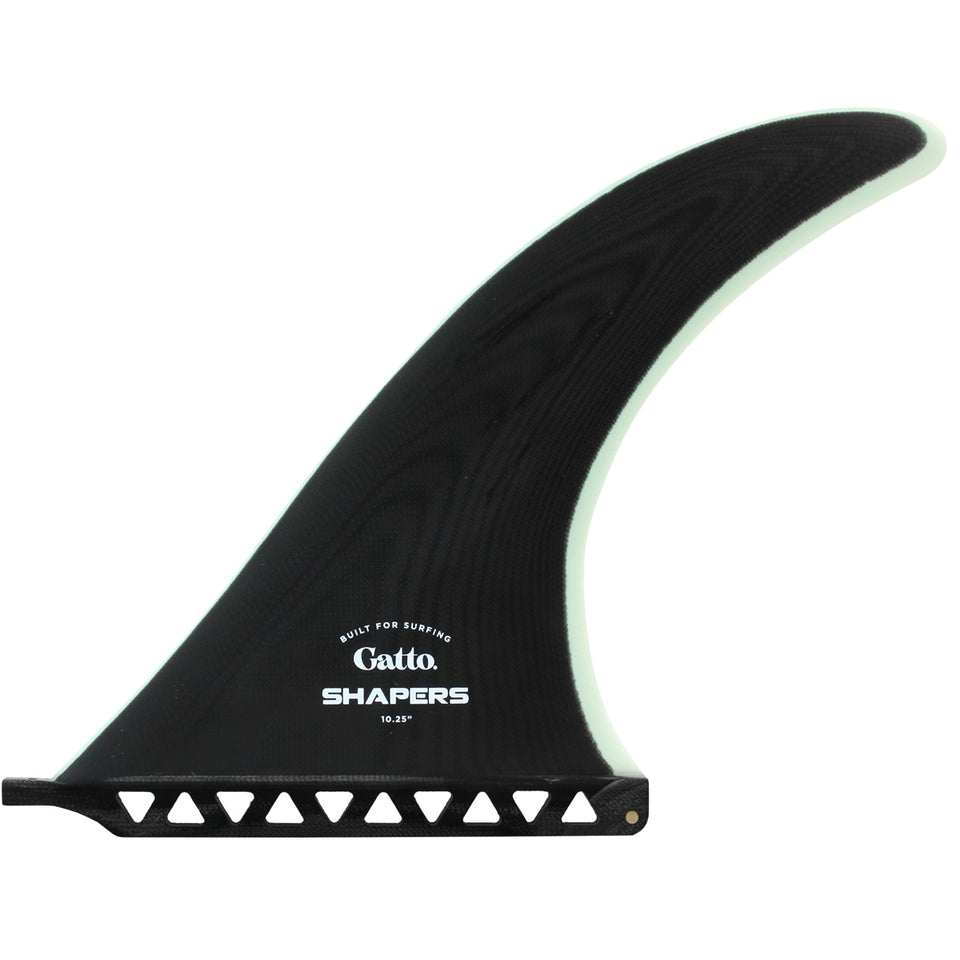 Shapers Fins - 10.25" Gatto - Black Mint