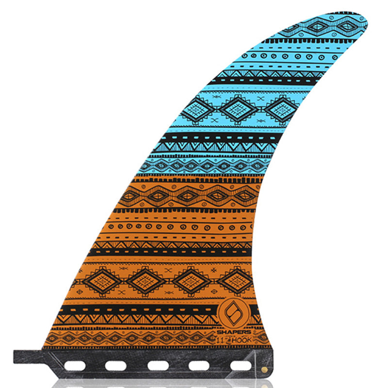 Shapers Fins - 11" Hook - Aztec