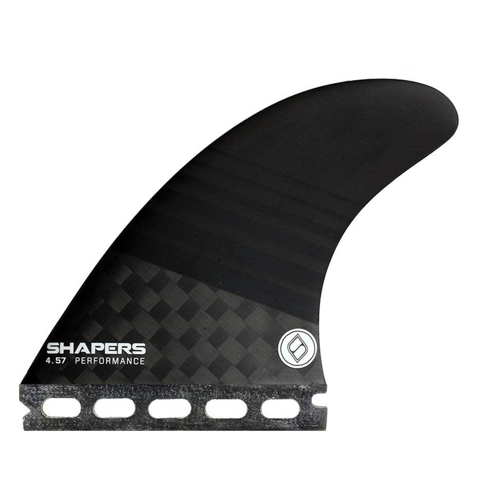 Shapers Fins - SB 4.57" Side Fins (Futures) - Black