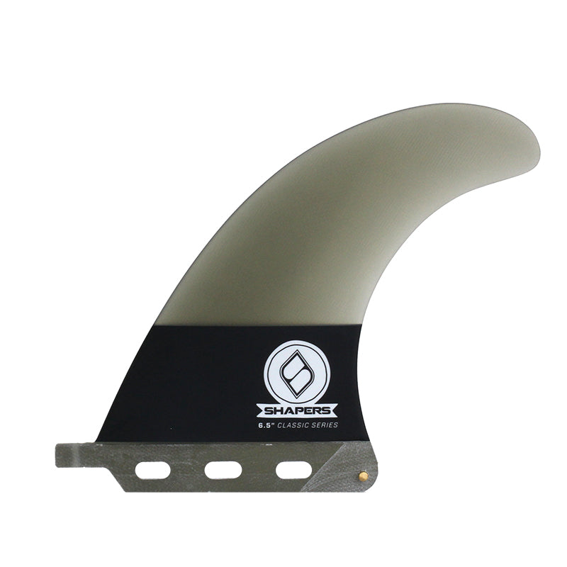 Shapers Fins - 6.5" Classic Dolphin - Smoke