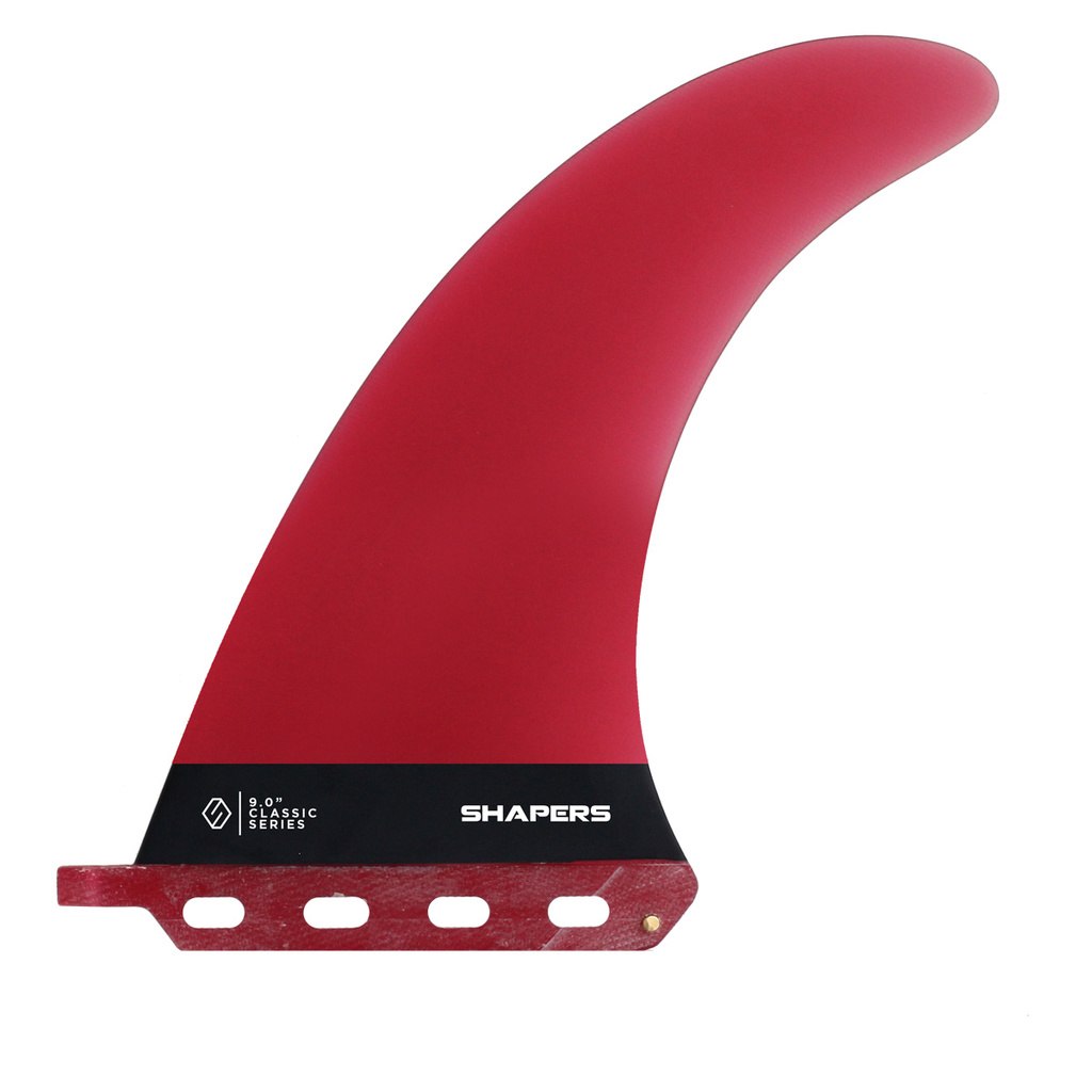 Shapers Fins - 9" Dolphin - Red