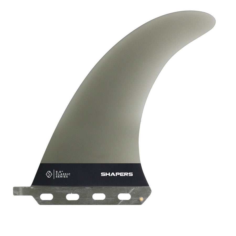 Shapers Fins - 9" Dolphin - Smoke