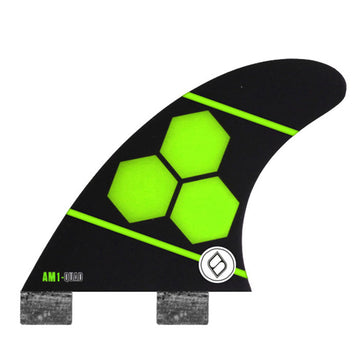 Shapers Fins - AM1 Quad Rears (FCS) - Green - Medium