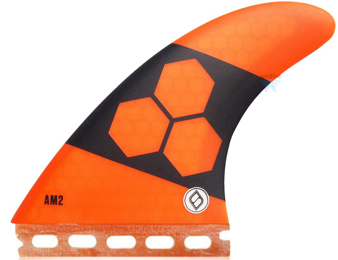 Shapers Fins - AM2 Al Merrick (Future) - Orange - Large