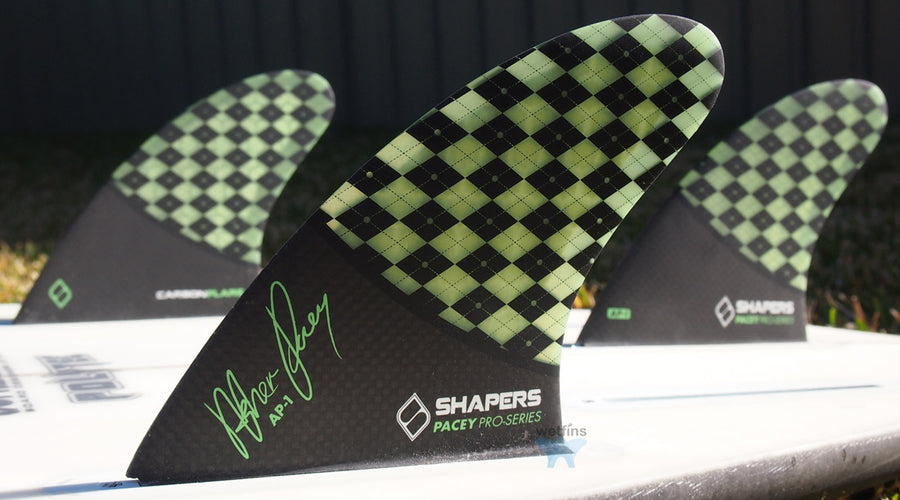 Shapers Fins - AP1 (Futures) Asher Pacey - Green - Small-Medium