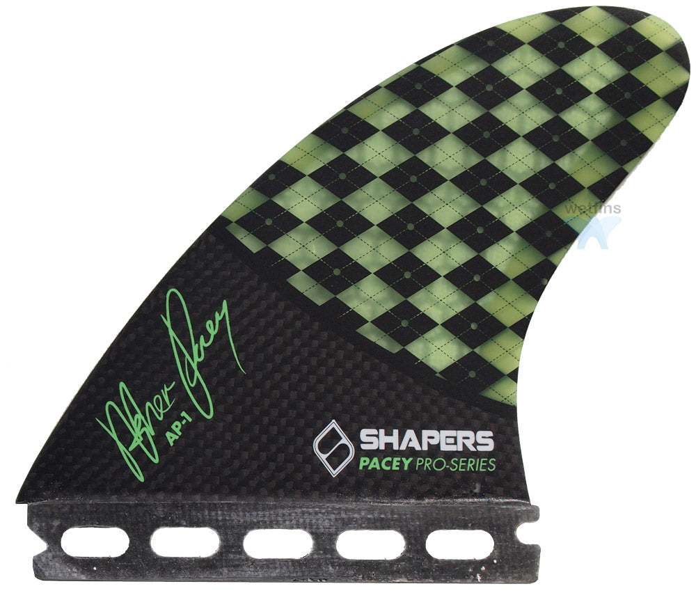 Shapers Fins - AP1 (Futures) Asher Pacey - Green - Small-Medium