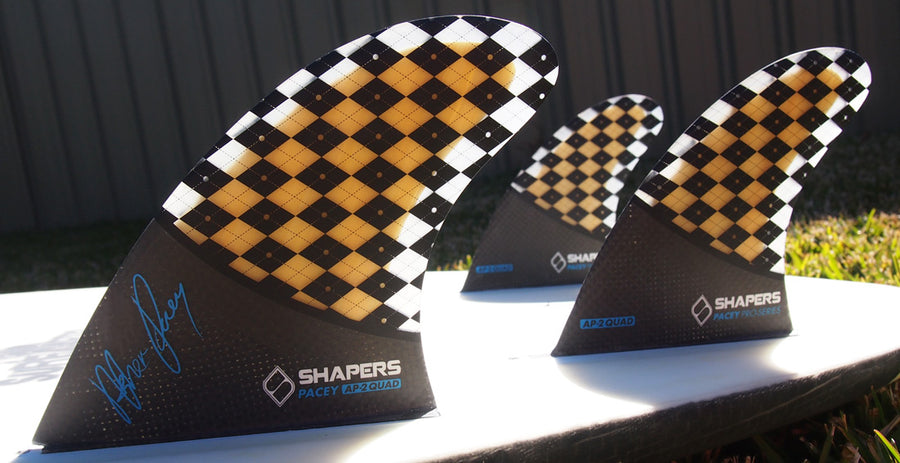 Shapers Fins - AP2 Quad (Future) - Asher Pacey - Medium-Large