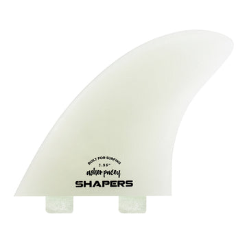 Shapers Fins - AP 5.55" Retro Keels (FCS 1) Asher Pacey - Natural
